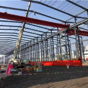 雙梁起重機(jī)施工現(xiàn)場
